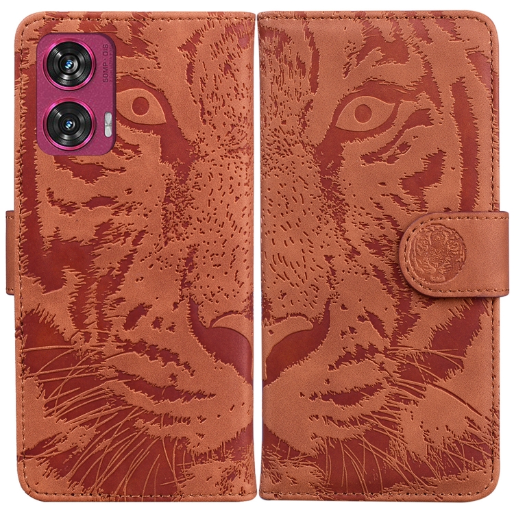 For Motorola Edge 50 Fusion Tiger Embossing Pattern Leather Phone Case(Brown)
For Motorola Edge 50 Fusion Tiger Embossing Pattern Leather Phone Case(Brown)