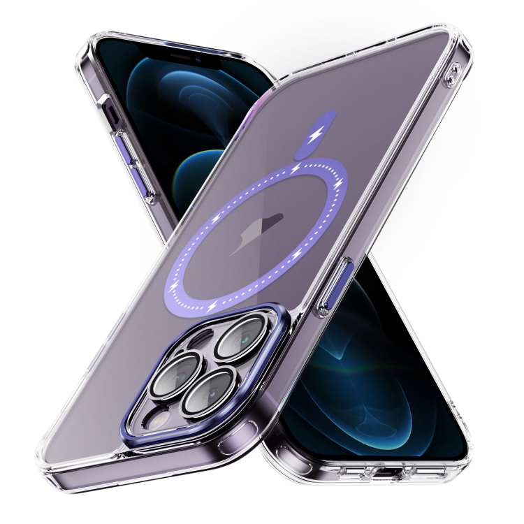 For iPhone 12 Pro Max Airbag Shockproof MagSafe Phone Case(Light Purple)
For iPhone 12 Pro Max Airbag Shockproof MagSafe Phone Case(Light Purple)