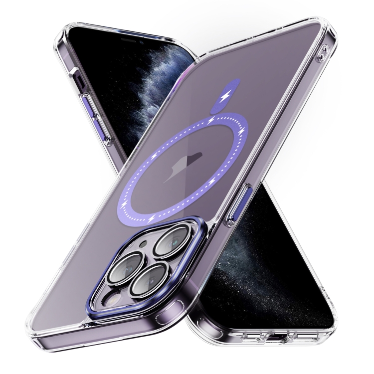 For iPhone 11 Pro Max Airbag Shockproof MagSafe Phone Case(Light Purple)
For iPhone 11 Pro Max Airbag Shockproof MagSafe Phone Case(Light Purple)