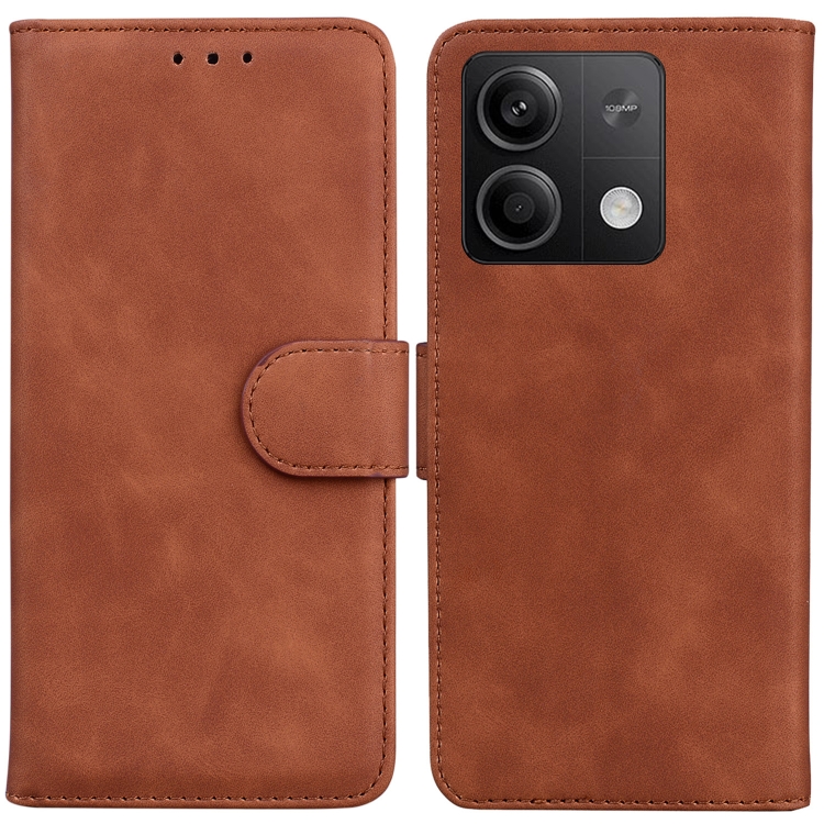 For Xiaomi Redmi Note 13 5G Skin Feel Pure Color Flip Leather Phone Case(Brown)
For Xiaomi Redmi Note 13 5G Skin Feel Pure Color Flip Leather Phone Case(Brown)