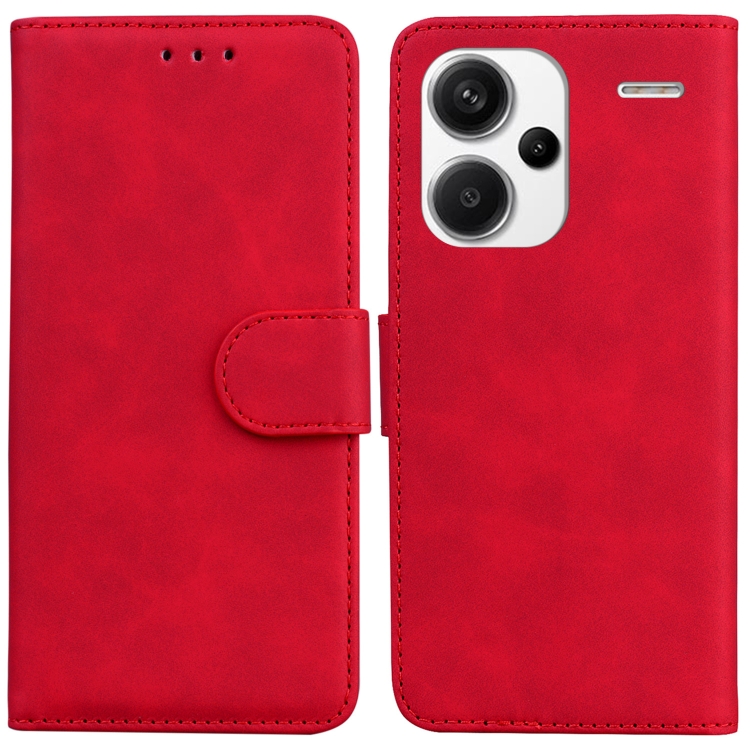 For Xiaomi Redmi Note 13 Pro+ 5G Skin Feel Pure Color Flip Leather Phone Case(Red)
For Xiaomi Redmi Note 13 Pro+ 5G Skin Feel Pure Color Flip Leather Phone Case(Red)