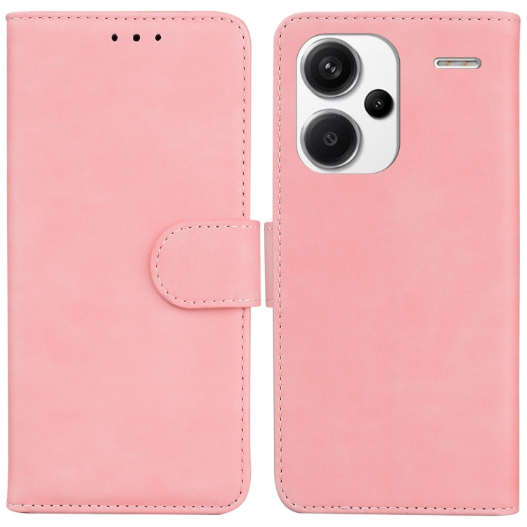 For Xiaomi Redmi Note 13 Pro+ 5G Skin Feel Pure Color Flip Leather Phone Case(Pink)
For Xiaomi Redmi Note 13 Pro+ 5G Skin Feel Pure Color Flip Leather Phone Case(Pink)