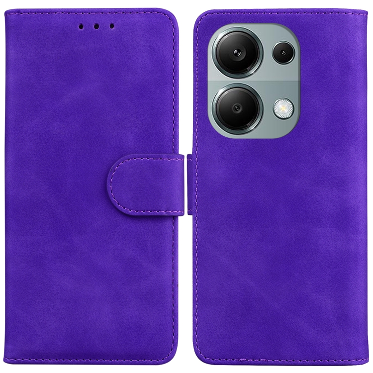 For Xiaomi Redmi Note 13 Pro 4G Skin Feel Pure Color Flip Leather Phone Case(Purple)
For Xiaomi Redmi Note 13 Pro 4G Skin Feel Pure Color Flip Leather Phone Case(Purple)