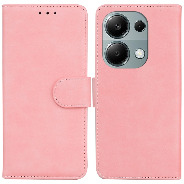 For Xiaomi Redmi Note 13 Pro 4G Skin Feel Pure Color Flip Leather Phone Case(Pink)
For Xiaomi Redmi Note 13 Pro 4G Skin Feel Pure Color Flip Leather Phone Case(Pink)