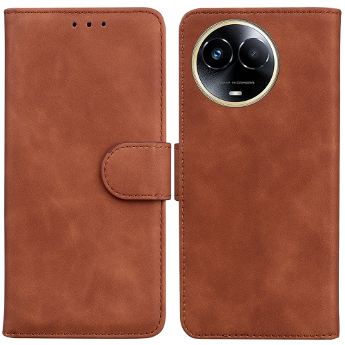 For Realme 11 5G Global Skin Feel Pure Color Flip Leather Phone Case(Brown)
For Realme 11 5G Global Skin Feel Pure Color Flip Leather Phone Case(Brown)