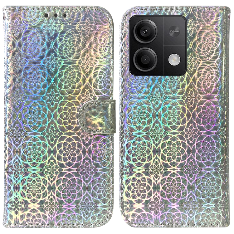 For Xiaomi Redmi Note 13 5G Colorful Magnetic Buckle Leather Phone Case(Silver)
For Xiaomi Redmi Note 13 5G Colorful Magnetic Buckle Leather Phone Case(Silver)