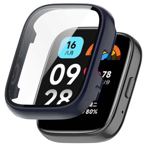 For Redmi Watch 3 Lite PC + Tempered Film Integrated Watch Protective Case(Ink Blue)
For Redmi Watch 3 Lite PC + Tempered Film Integrated Watch Protective Case(Ink Blue)