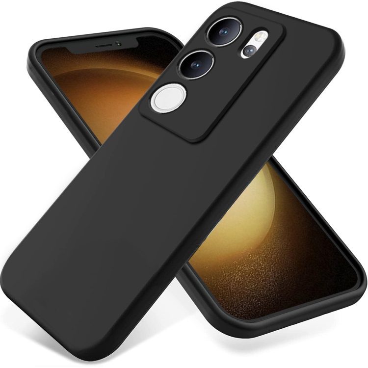 For vivo V29 / S17 Pro Pure Color Liquid Silicone Shockproof Phone Case(Black)
For vivo V29 / S17 Pro Pure Color Liquid Silicone Shockproof Phone Case(Black)