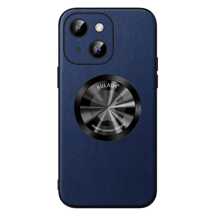 For iPhone 14 Plus SULADA Microfiber Leather MagSafe Magnetic Phone Case(Blue)
For iPhone 14 Plus SULADA Microfiber Leather MagSafe Magnetic Phone Case(Blue)