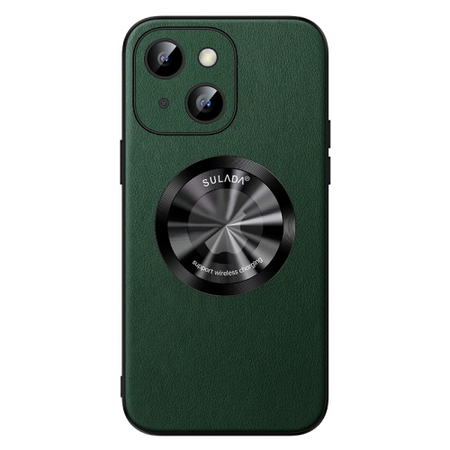 For iPhone 14 Plus SULADA Microfiber Leather MagSafe Magnetic Phone Case(Green)
For iPhone 14 Plus SULADA Microfiber Leather MagSafe Magnetic Phone Case(Green)