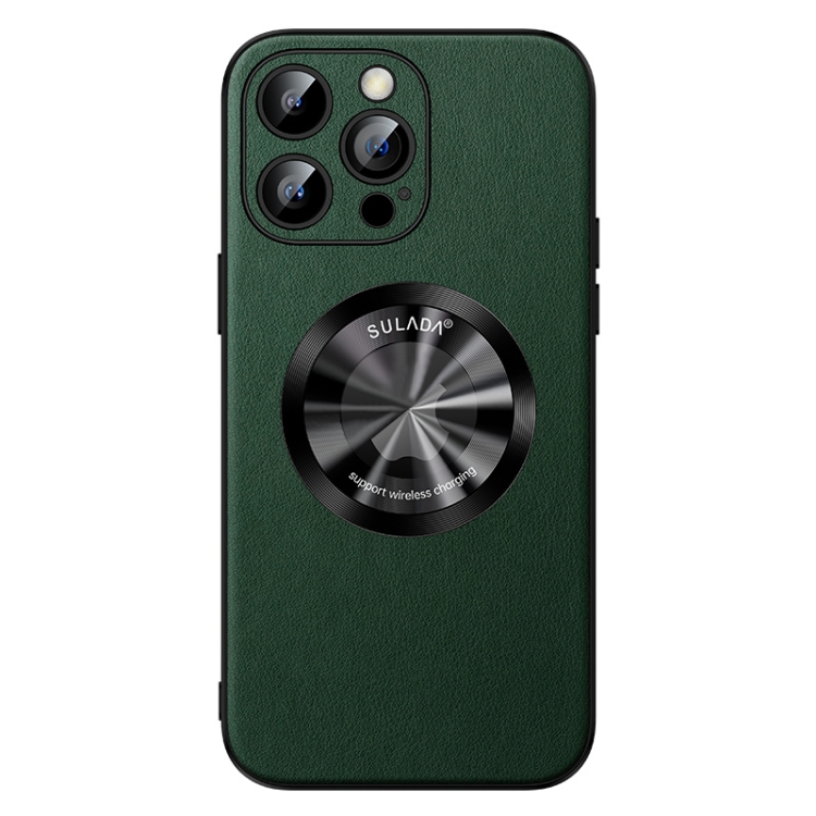 For iPhone 13 Pro SULADA Microfiber Leather MagSafe Magnetic Phone Case(Green)
For iPhone 13 Pro SULADA Microfiber Leather MagSafe Magnetic Phone Case(Green)