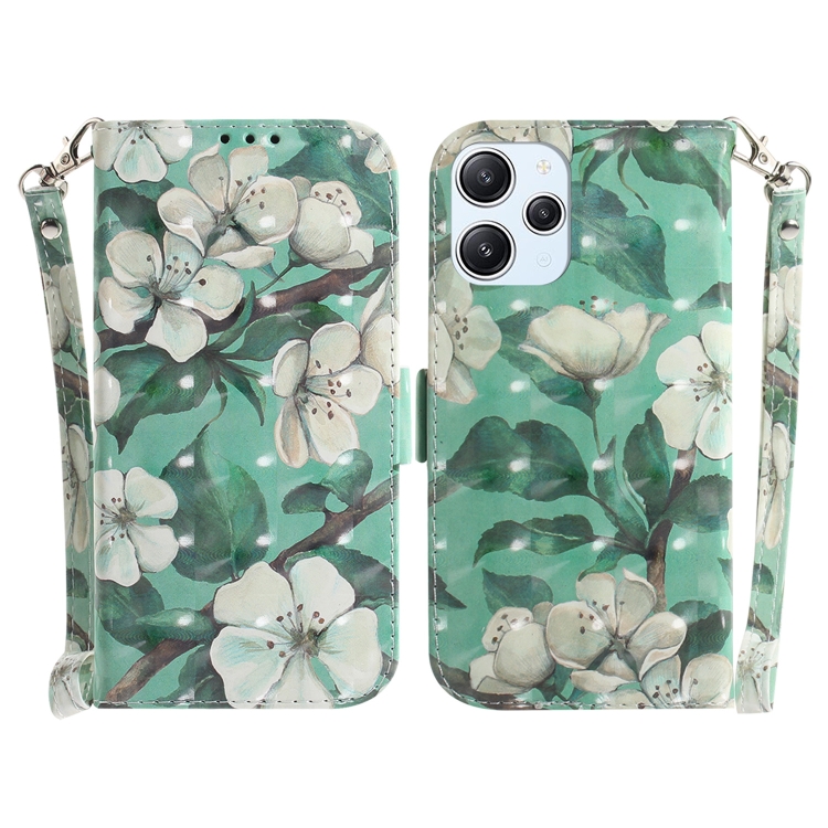For Xiaomi Redmi 12 3D Colored Horizontal Flip Leather Phone Case(Watercolor Flower) 
For Xiaomi Redmi 12 3D Colored Horizontal Flip Leather Phone Case(Watercolor Flower)