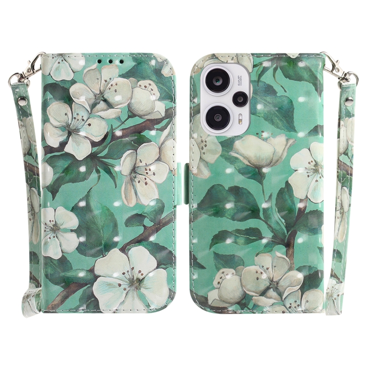 For Xiaomi Poco F5/Redmi Note 12 Turbo 3D Colored Horizontal Flip Leather Phone Case(Watercolor Flower)
For Xiaomi Poco F5/Redmi Note 12 Turbo 3D Colored Horizontal Flip Leather Phone Case(Watercolor Flower)