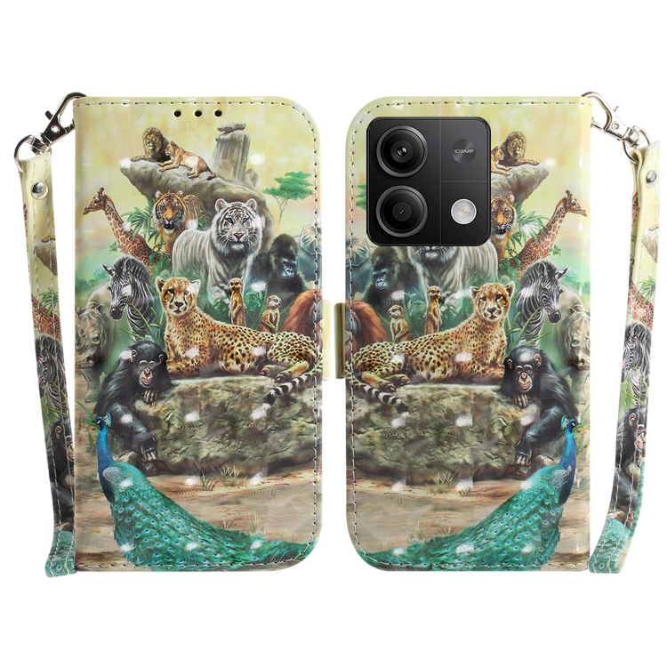 For Xiaomi Redmi Note 13 5G 3D Colored Horizontal Flip Leather Phone Case(Zoo)
For Xiaomi Redmi Note 13 5G 3D Colored Horizontal Flip Leather Phone Case(Zoo)