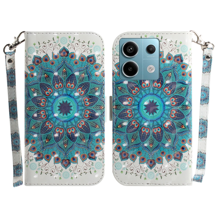 For Xiaomi Redmi Note 13 Pro 5G 3D Colored Horizontal Flip Leather Phone Case(Peacock Wreath)
For Xiaomi Redmi Note 13 Pro 5G 3D Colored Horizontal Flip Leather Phone Case(Peacock Wreath)