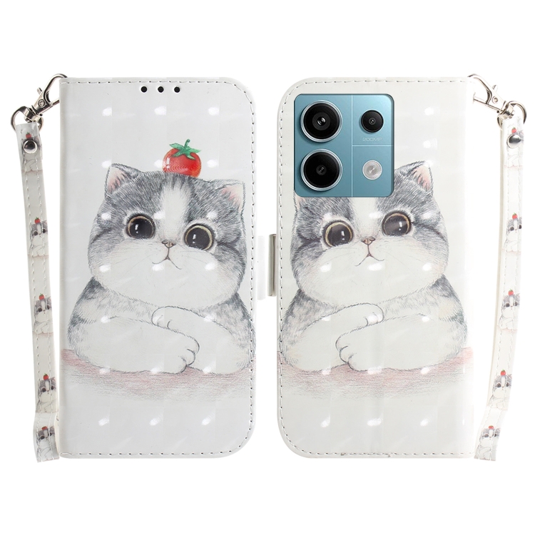 For Xiaomi Redmi Note 13 Pro 5G 3D Colored Horizontal Flip Leather Phone Case(Cute Cat)
For Xiaomi Redmi Note 13 Pro 5G 3D Colored Horizontal Flip Leather Phone Case(Cute Cat)