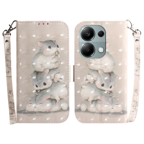 For Xiaomi Redmi Note 13 Pro 4G 3D Colored Horizontal Flip Leather Phone Case(Squirrels)
For Xiaomi Redmi Note 13 Pro 4G 3D Colored Horizontal Flip Leather Phone Case(Squirrels)