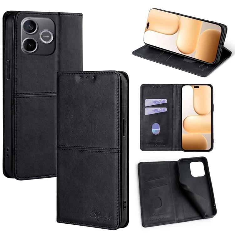 For Honor 600 Lite Global Cow Texture Magnetic Leather Phone Case(Black)
For Honor 600 Lite Global Cow Texture Magnetic Leather Phone Case(Black)