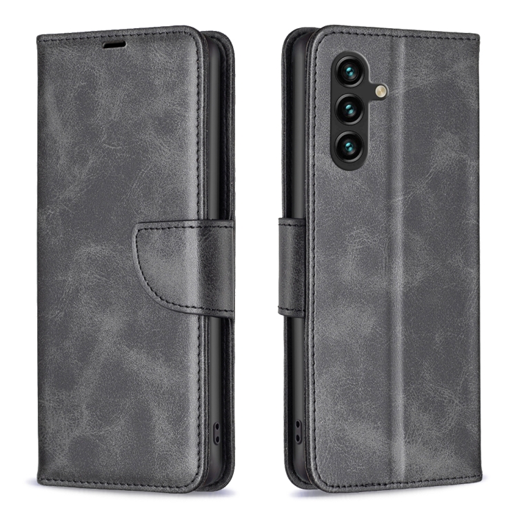 For Samsung Galaxy A55 Lambskin Texture Pure Color Flip Leather Phone Case(Black)
For Samsung Galaxy A55 Lambskin Texture Pure Color Flip Leather Phone Case(Black)