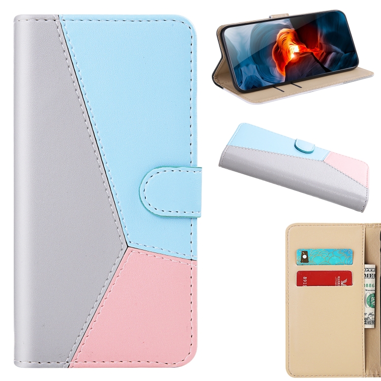 For Motorola Moto E13 Tricolor Stitching Horizontal Flip Leather Phone Case(Grey)
For Motorola Moto E13 Tricolor Stitching Horizontal Flip Leather Phone Case(Grey)