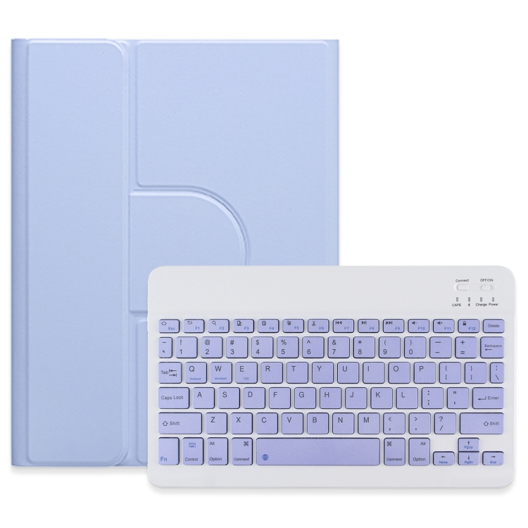 For iPad Air 2022 / iPad Pro 11 2021 Square Button 360 Degree Rotatable Bluetooth Keyboard Leather Case(Light Purple)
For iPad Air 2022 / iPad Pro 11 2021 Square Button 360 Degree Rotatable Bluetooth Keyboard Leather Case(Light Purple)