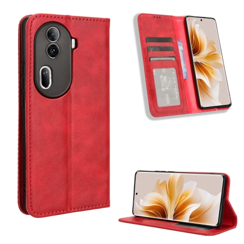 For OPPO Reno11 Pro 5G Global Magnetic Buckle Retro Texture Leather Phone Case(Red)
For OPPO Reno11 Pro 5G Global Magnetic Buckle Retro Texture Leather Phone Case(Red)