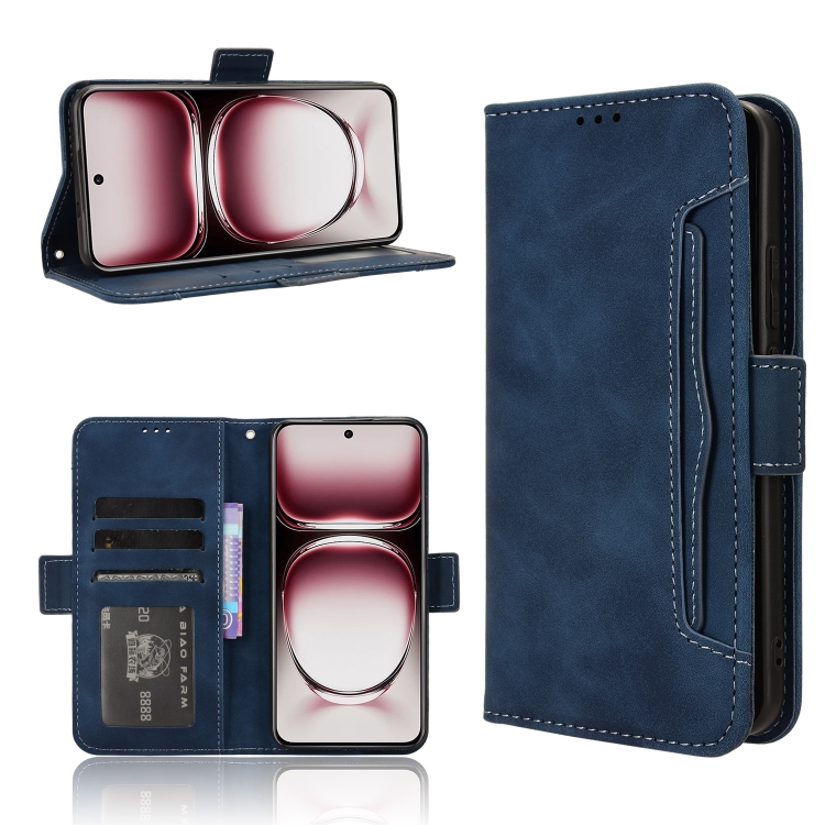For OPPO Reno12 Pro 5G Global Skin Feel Calf Texture Card Slots Leather Phone Case(Blue)
For OPPO Reno12 Pro 5G Global Skin Feel Calf Texture Card Slots Leather Phone Case(Blue)