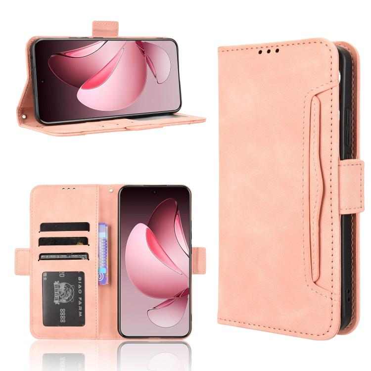 For OPPO Reno13 Pro 5G Global Skin Feel Calf Texture Card Slots Leather Phone Case(Pink)
For OPPO Reno13 Pro 5G Global Skin Feel Calf Texture Card Slots Leather Phone Case(Pink)