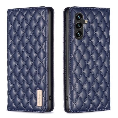 For Samsung Galaxy A55 Diamond Lattice Magnetic Leather Flip Phone Case(Blue)
For Samsung Galaxy A55 Diamond Lattice Magnetic Leather Flip Phone Case(Blue)