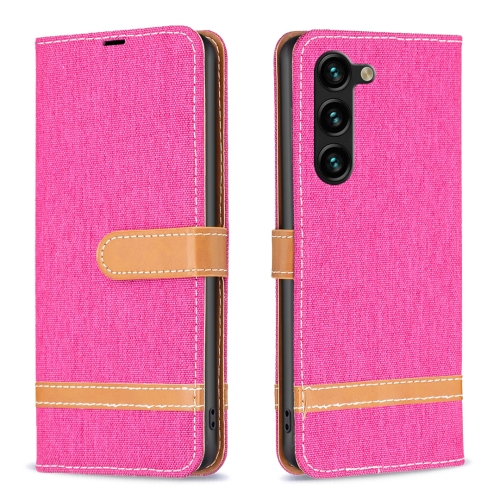 For Samsung Galaxy S24+ 5G Color Block Denim Texture Leather Phone Case(Rose Red)
For Samsung Galaxy S24+ 5G Color Block Denim Texture Leather Phone Case(Rose Red)