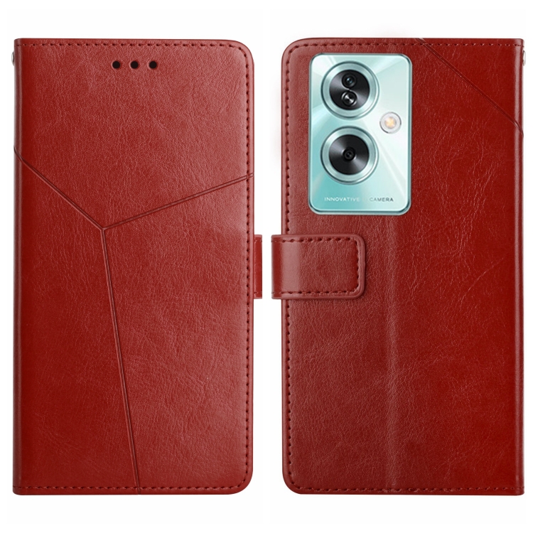 For OPPO Reno11 F 5G/F25 Pro 5G Y-shaped Pattern Flip Leather Phone Case(Brown)
For OPPO Reno11 F 5G/F25 Pro 5G Y-shaped Pattern Flip Leather Phone Case(Brown)