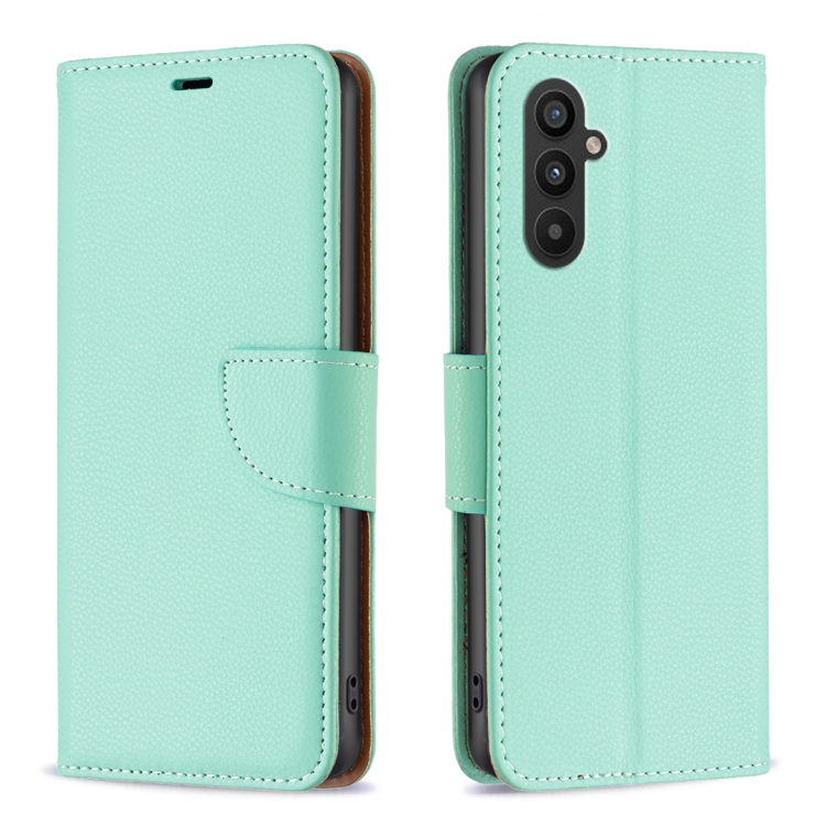 For Samsung Galaxy A25 5G Litchi Texture Pure Color Flip Leather Phone Case(Green)
For Samsung Galaxy A25 5G Litchi Texture Pure Color Flip Leather Phone Case(Green)