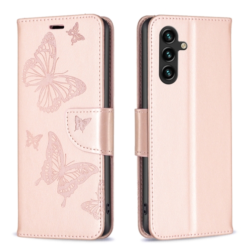 For Samsung Galaxy A15 Embossing Two Butterflies Pattern Leather Phone Case(Rose Gold)
For Samsung Galaxy A15 Embossing Two Butterflies Pattern Leather Phone Case(Rose Gold)
