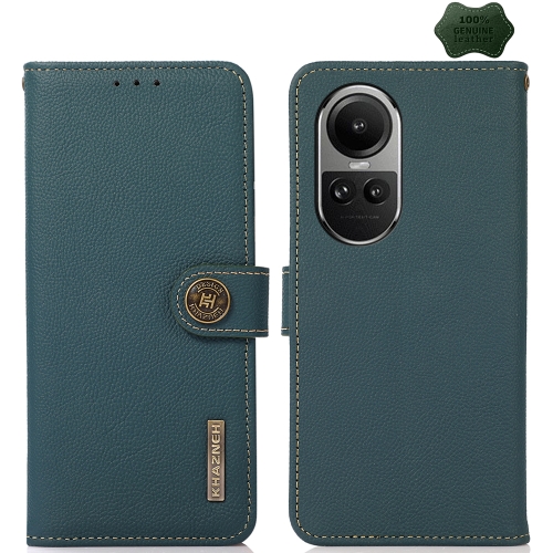For OPPO Reno10 Global / 10 Pro Global KHAZNEH Custer Texture RFID Genuine Leather Phone Case(Green)
For OPPO Reno10 Global / 10 Pro Global KHAZNEH Custer Texture RFID Genuine Leather Phone Case(Green)