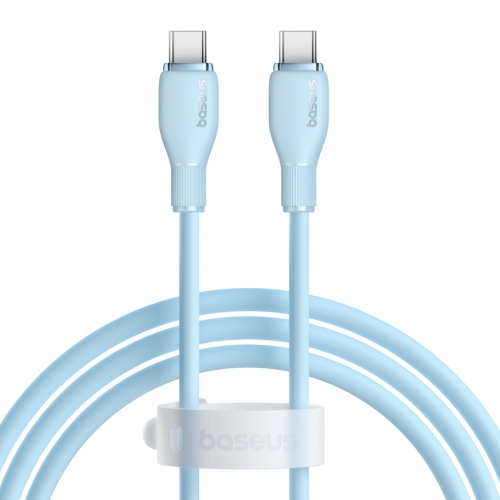

Baseus Pudding Series 100W Type-C to Type-C Fast Charging Data Cable, Length:1.2m(Blue)