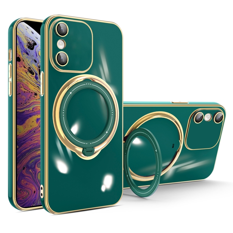 For iPhone XS / X Multifunction Electroplating MagSafe Holder Phone Case(Dark Green)
For iPhone XS / X Multifunction Electroplating MagSafe Holder Phone Case(Dark Green)