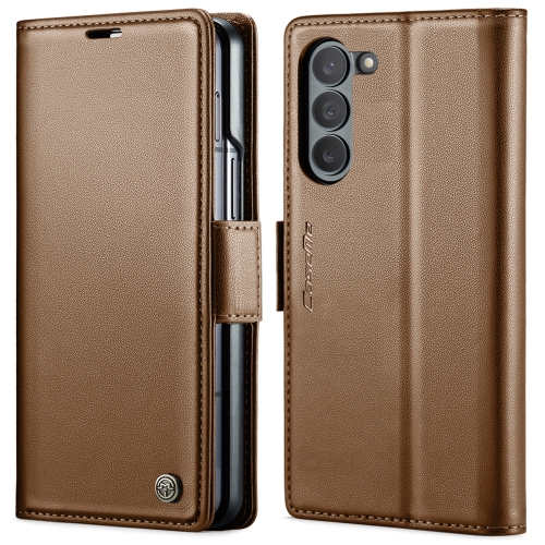 For Samsung Galaxy Z Fold6 5G CaseMe 023 Butterfly Buckle Litchi Texture RFID Anti-theft Leather Phone Case(Brown)
For Samsung Galaxy Z Fold6 5G CaseMe 023 Butterfly Buckle Litchi Texture RFID Anti-theft Leather Phone Case(Brown)