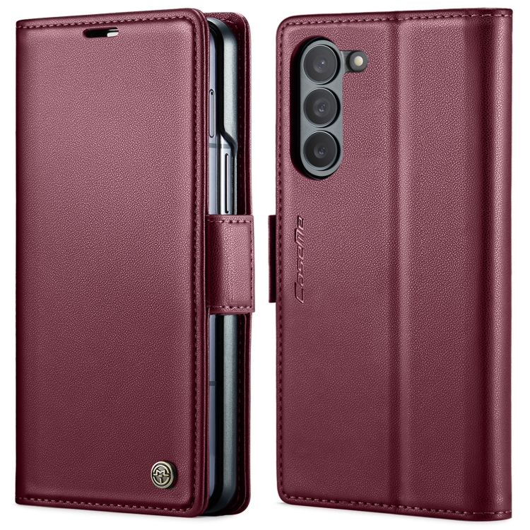 For Samsung Galaxy Z Fold6 5G CaseMe 023 Butterfly Buckle Litchi Texture RFID Anti-theft Leather Phone Case(Wine Red)
For Samsung Galaxy Z Fold6 5G CaseMe 023 Butterfly Buckle Litchi Texture RFID Anti-theft Leather Phone Case(Wine Red)
