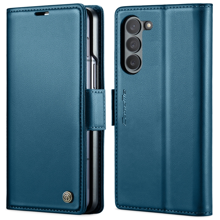 For Samsung Galaxy Z Fold6 5G CaseMe 023 Butterfly Buckle Litchi Texture RFID Anti-theft Leather Phone Case(Blue)
For Samsung Galaxy Z Fold6 5G CaseMe 023 Butterfly Buckle Litchi Texture RFID Anti-theft Leather Phone Case(Blue)