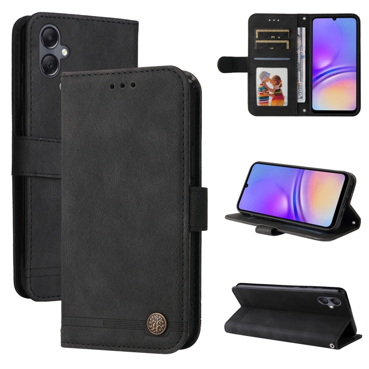 For Samsung Galaxy A05 Skin Feel Life Tree Metal Button Leather Phone Case(Black)
For Samsung Galaxy A05 Skin Feel Life Tree Metal Button Leather Phone Case(Black)