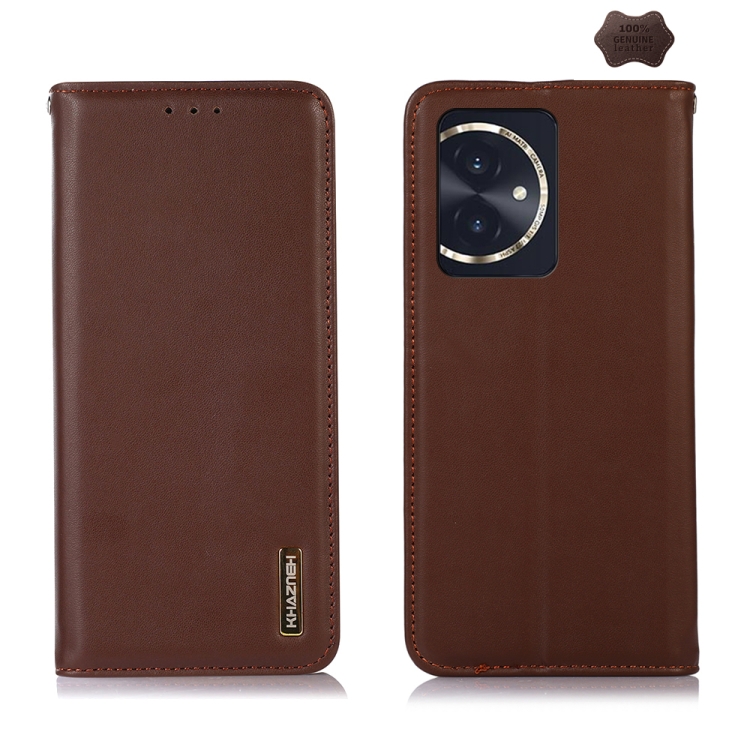 For Honor 100 KHAZNEH Nappa Top Layer Cowhide Leather Phone Case(Brown)
For Honor 100 KHAZNEH Nappa Top Layer Cowhide Leather Phone Case(Brown)