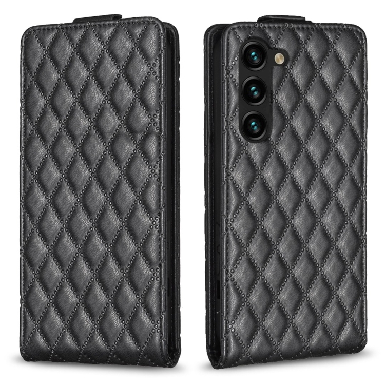 For Samsung Galaxy S23 5G Diamond Lattice Vertical Flip Leather Phone Case(Black)
For Samsung Galaxy S23 5G Diamond Lattice Vertical Flip Leather Phone Case(Black)