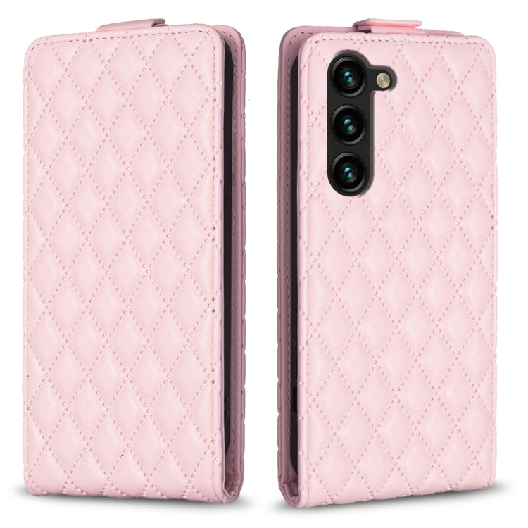 For Samsung Galaxy S23 5G Diamond Lattice Vertical Flip Leather Phone Case(Pink)
For Samsung Galaxy S23 5G Diamond Lattice Vertical Flip Leather Phone Case(Pink)