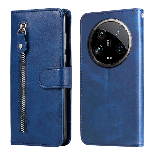 For Xiaomi 14 Ultra Fashion Calf Texture Zipper Leather Phone Case(Blue)
For Xiaomi 14 Ultra Fashion Calf Texture Zipper Leather Phone Case(Blue)