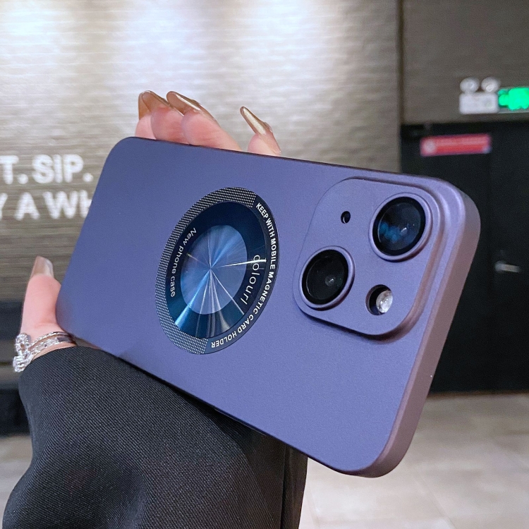 For iPhone 14 Plus Electroplating Oil Injection Magsafe Magnetic PC Phone Case(Purple)
For iPhone 14 Plus Electroplating Oil Injection Magsafe Magnetic PC Phone Case(Purple)