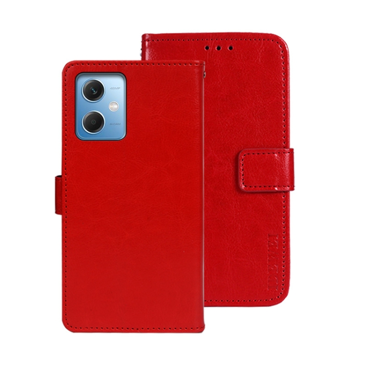 For Xiaomi Redmi Note 12 4G Global idewei Crazy Horse Texture Leather Phone Case(Red)
For Xiaomi Redmi Note 12 4G Global idewei Crazy Horse Texture Leather Phone Case(Red)