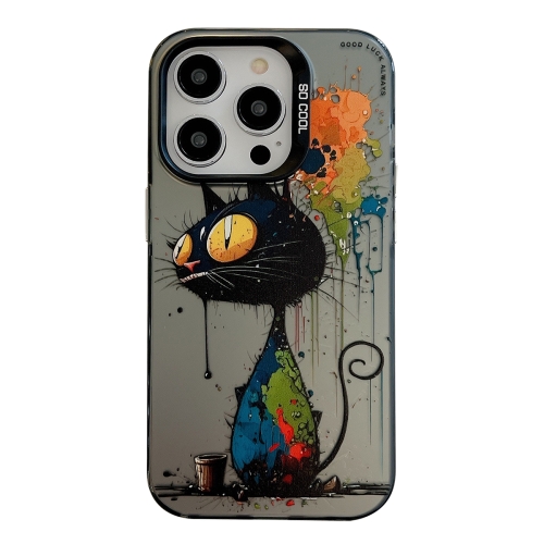 For iPhone 12 Pro Animal Pattern Oil Painting Series PC + TPU Phone Case(Black Cat)
For iPhone 12 Pro Animal Pattern Oil Painting Series PC + TPU Phone Case(Black Cat)