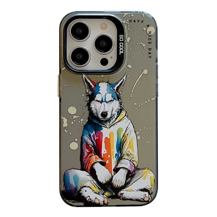For iPhone 12 Pro Animal Pattern Oil Painting Series PC + TPU Phone Case(Hoodie Dog)
For iPhone 12 Pro Animal Pattern Oil Painting Series PC + TPU Phone Case(Hoodie Dog)