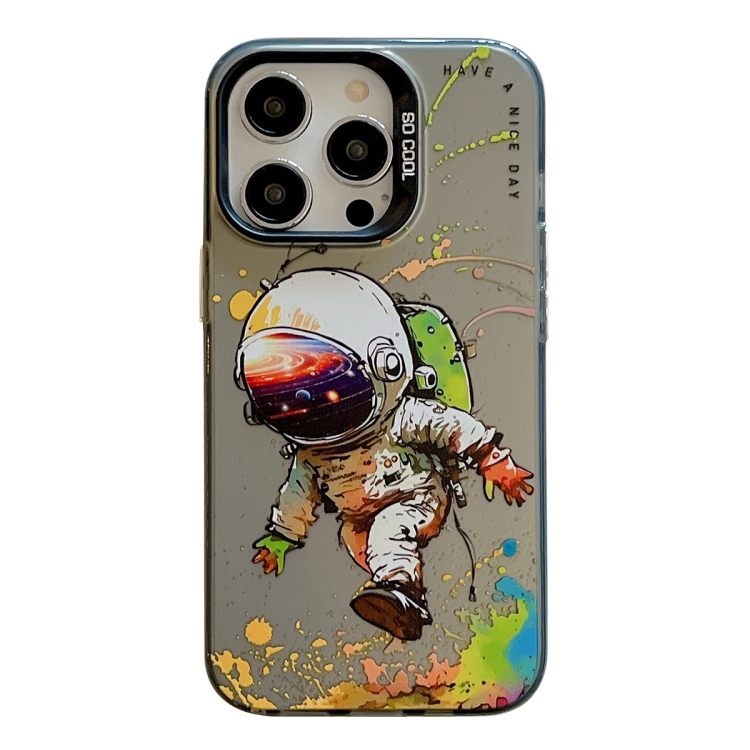 For iPhone 15 Pro Max Animal Pattern Oil Painting Series PC + TPU Phone Case(Astronaut)
For iPhone 15 Pro Max Animal Pattern Oil Painting Series PC + TPU Phone Case(Astronaut)