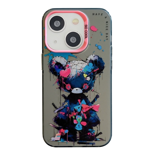 For iPhone 15 Animal Pattern Oil Painting Series PC + TPU Phone Case(Tattered Bear)
For iPhone 15 Animal Pattern Oil Painting Series PC + TPU Phone Case(Tattered Bear)